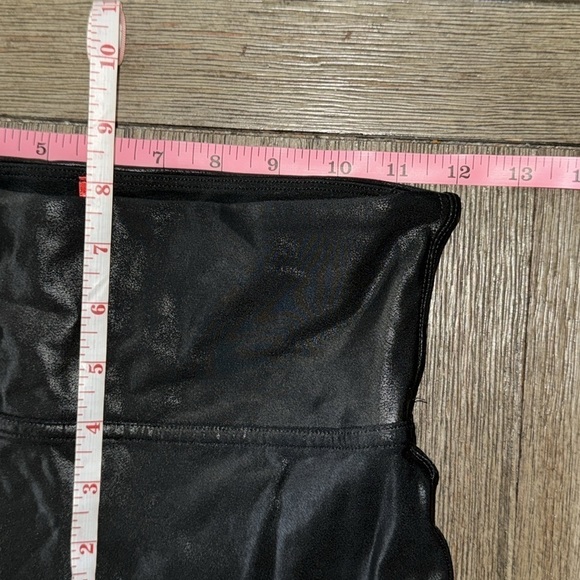 SPANX Faux Leather Leggings Style 2437 Black S - Picture 8 of 10